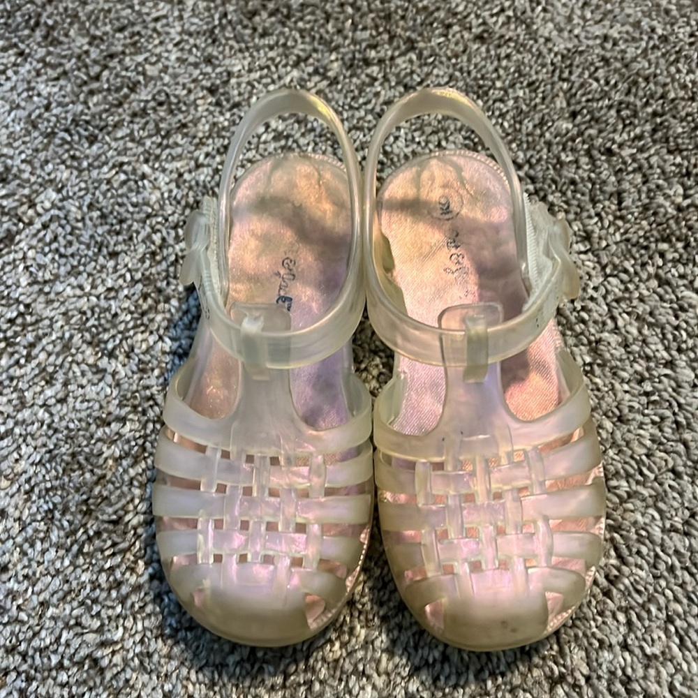 Cat & Jack Clear Pink Kids Sandals
